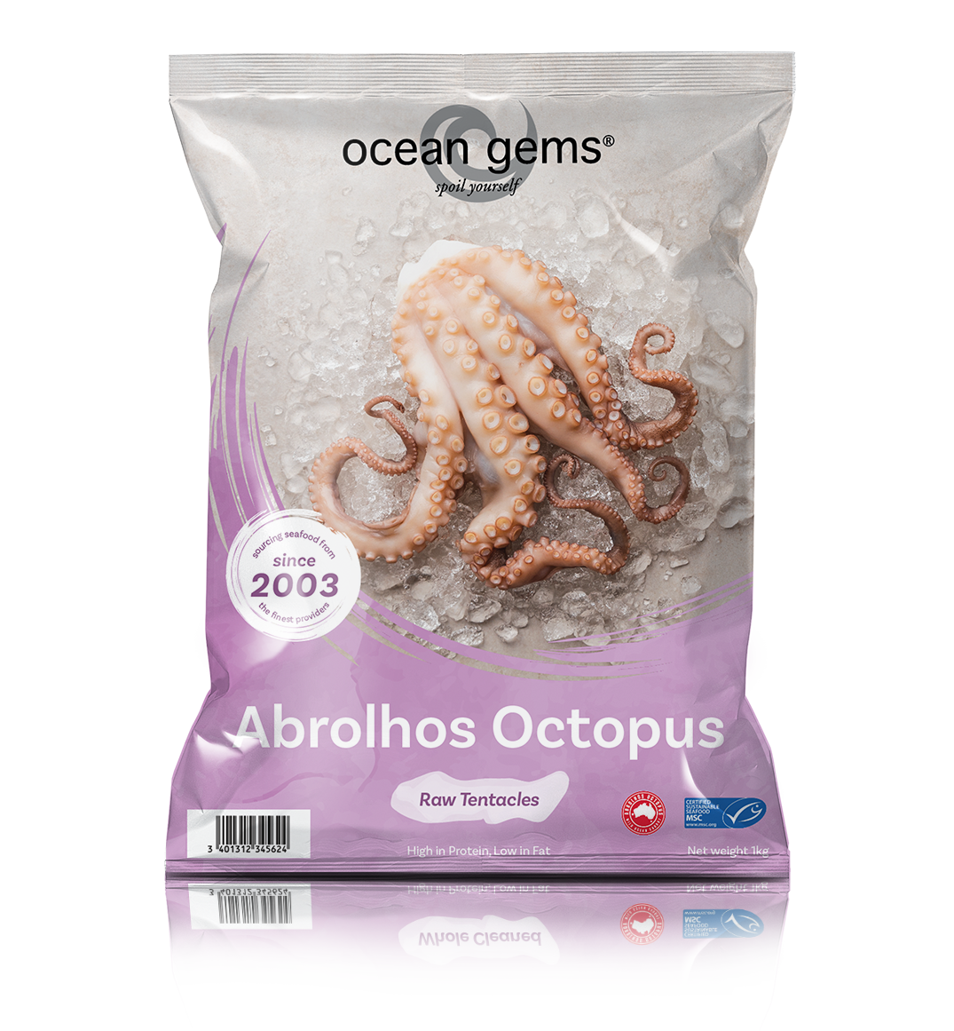 [海中寶] 阿布洛斯群島 生八爪魚腳 (MSC野生捕獲認証) 1KG