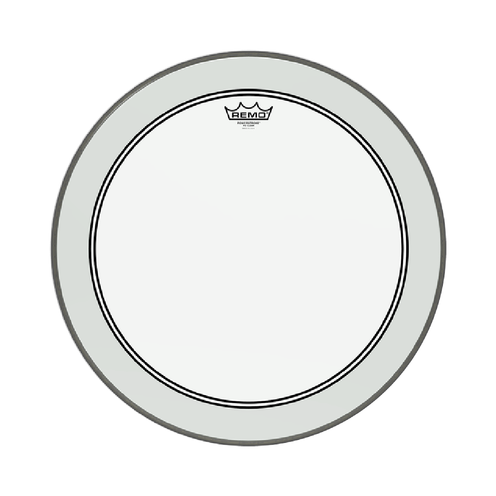 Remo REMO / Powerstroke P3 單層10-mil + 3-mil 鼓皮 (透明/霧面)(多種尺寸可選) — 三峽鼓 / 打擊｜YA! 玩音樂