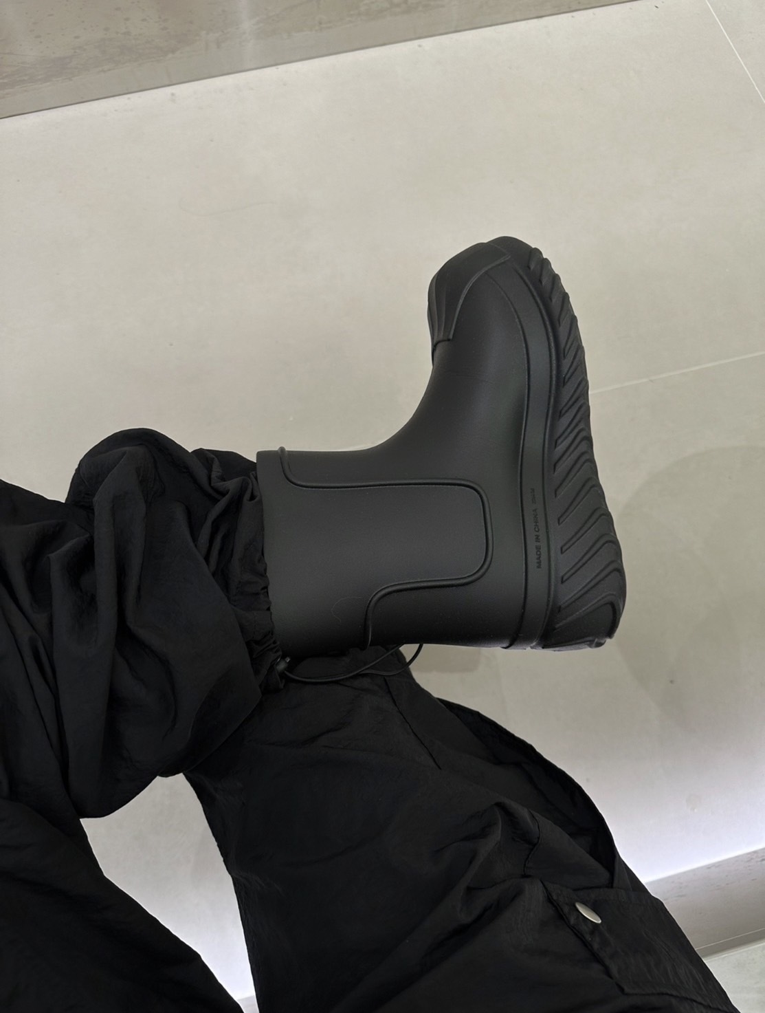 ADIDAS ORIGINALS ADIFOM SUPERSTAR BOOT 黑色短靴雨鞋(IG3029