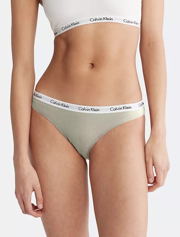 #現貨  Calvin Klein CK 女生 小字標 棉質三角內褲 (D1618)