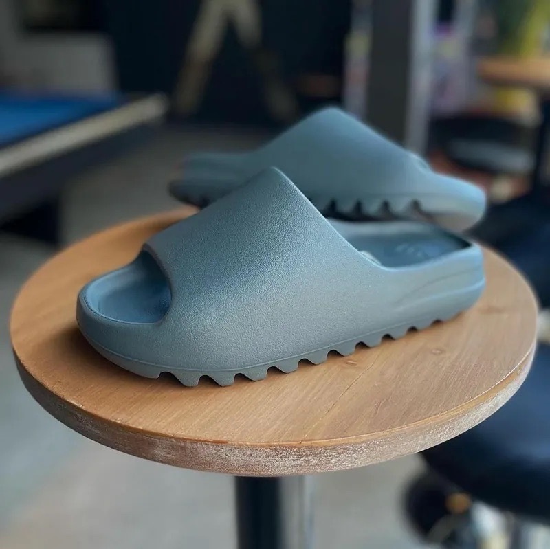 ADIDAS YEEZY SLIDE “SLATE MARINE” 深灰藍 防水 拖鞋 ID2349