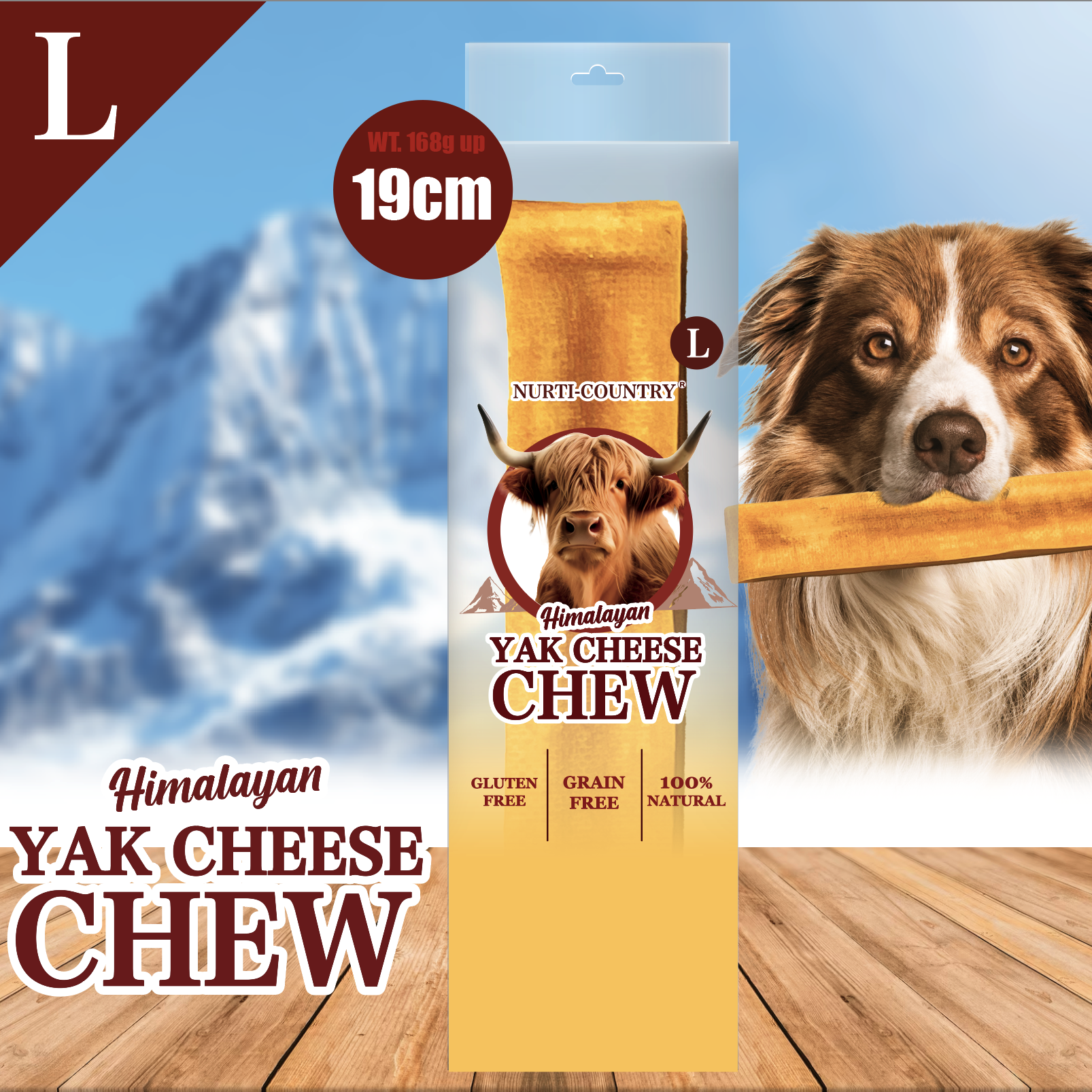 Nurti-Country 喜瑪拉雅山犛牛芝士潔齒骨 (L) (NCY-4330)