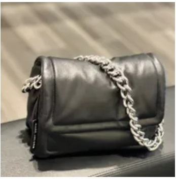 [S] MARC JACOBS H905LO1PF22 PILLOW BAG,BLACK, 191267992402 (SMJ177)