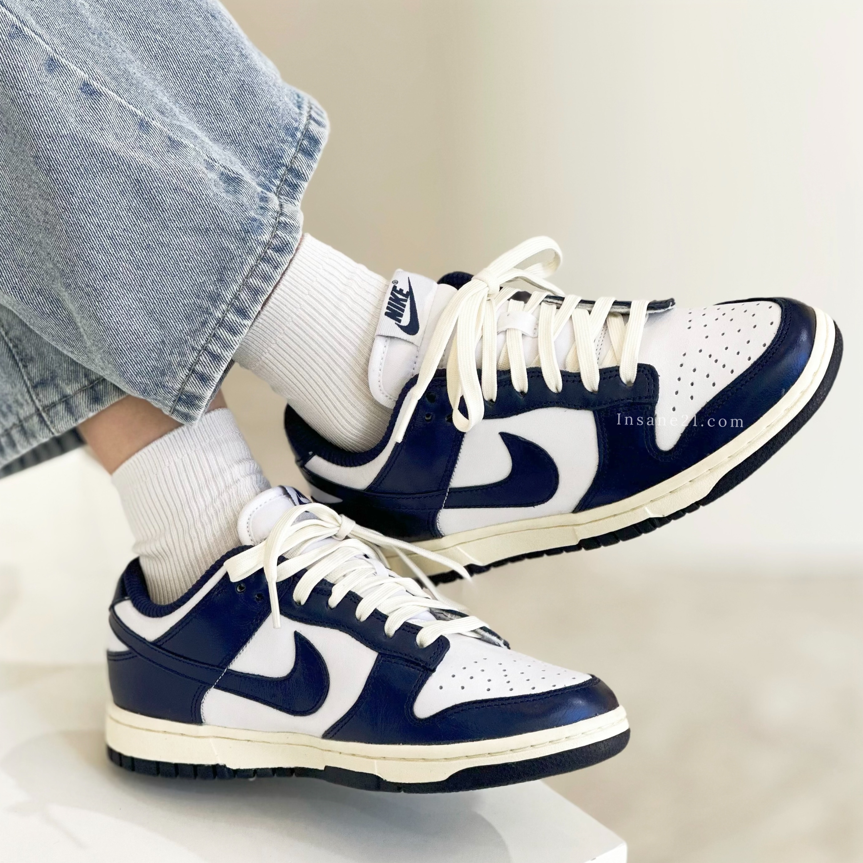 NIKE DUNK LOW VINTAGE NAVY 海軍藍奶油底FN7197-100