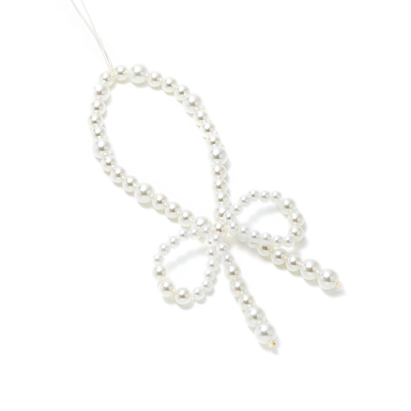 平價飾品,蝴蝶結,珍珠,手機掛繩