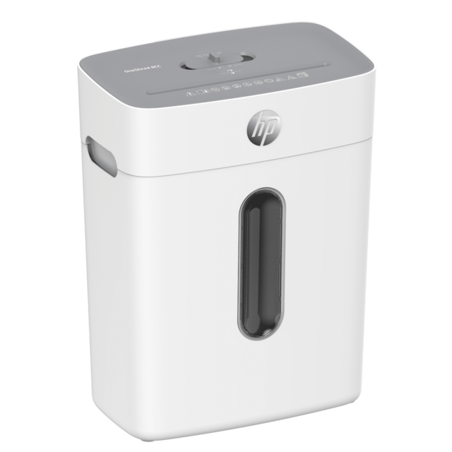HP OneShred 8CC 粒狀小型碎紙機(5x18mm 粒狀), 每次碎紙8張、紙箱容量 15 litres 美國名牌, 中國製造