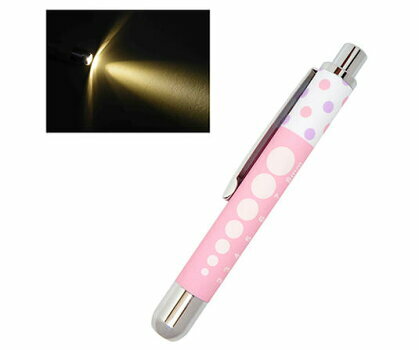 [預購] 粉紅波點電筒筆