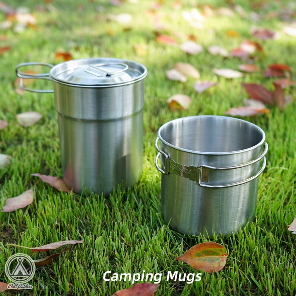 CLS 304不鏽鋼 2件帶蓋套杯