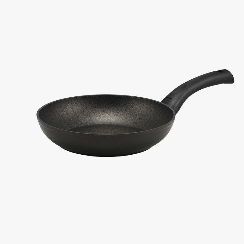 《ESSTEELE 意帝斯》鑽石不沾導磁單柄煎鍋兩件組28+20cm