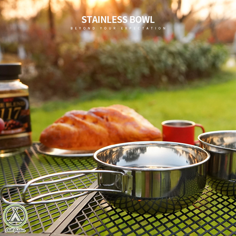 CLS 304不鏽鋼 500ml套碗四入組