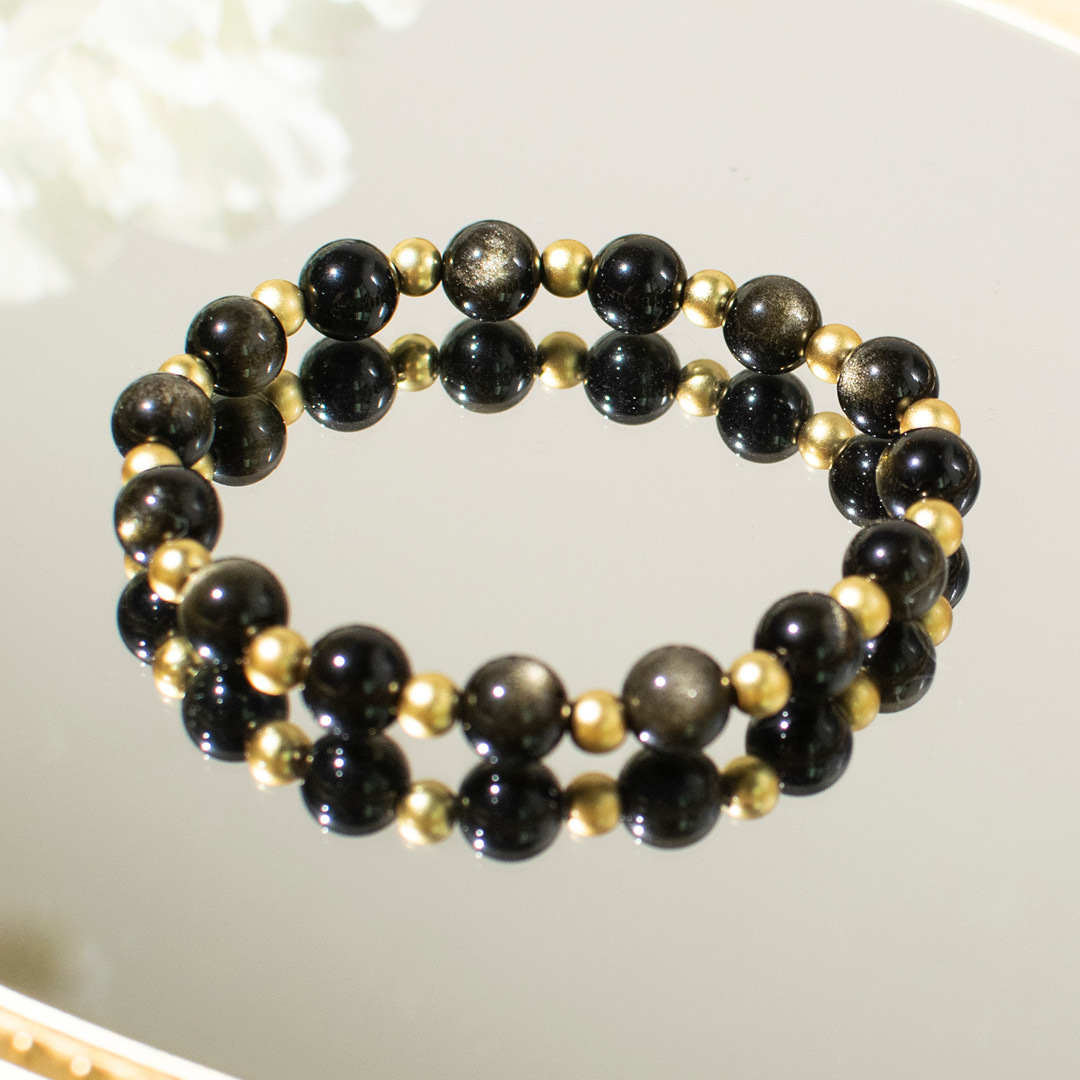 能量手鍊【流星】金曜石手鍊