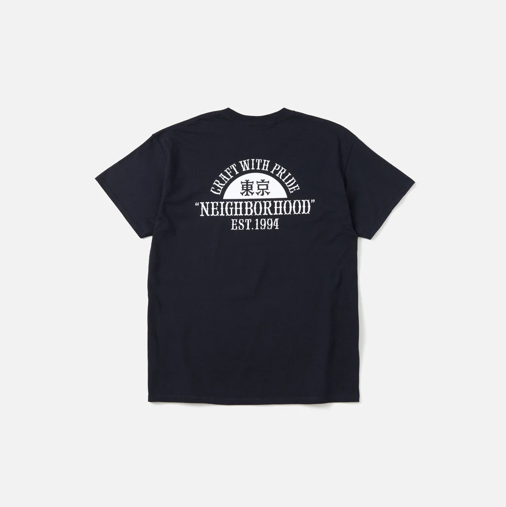 -(B3b03)-NEIGHBORHOOD NH 231 SPOT. TEE SS-13 NBHD 東京 文字T 黑/白/灰-231LBNH-STM01S
