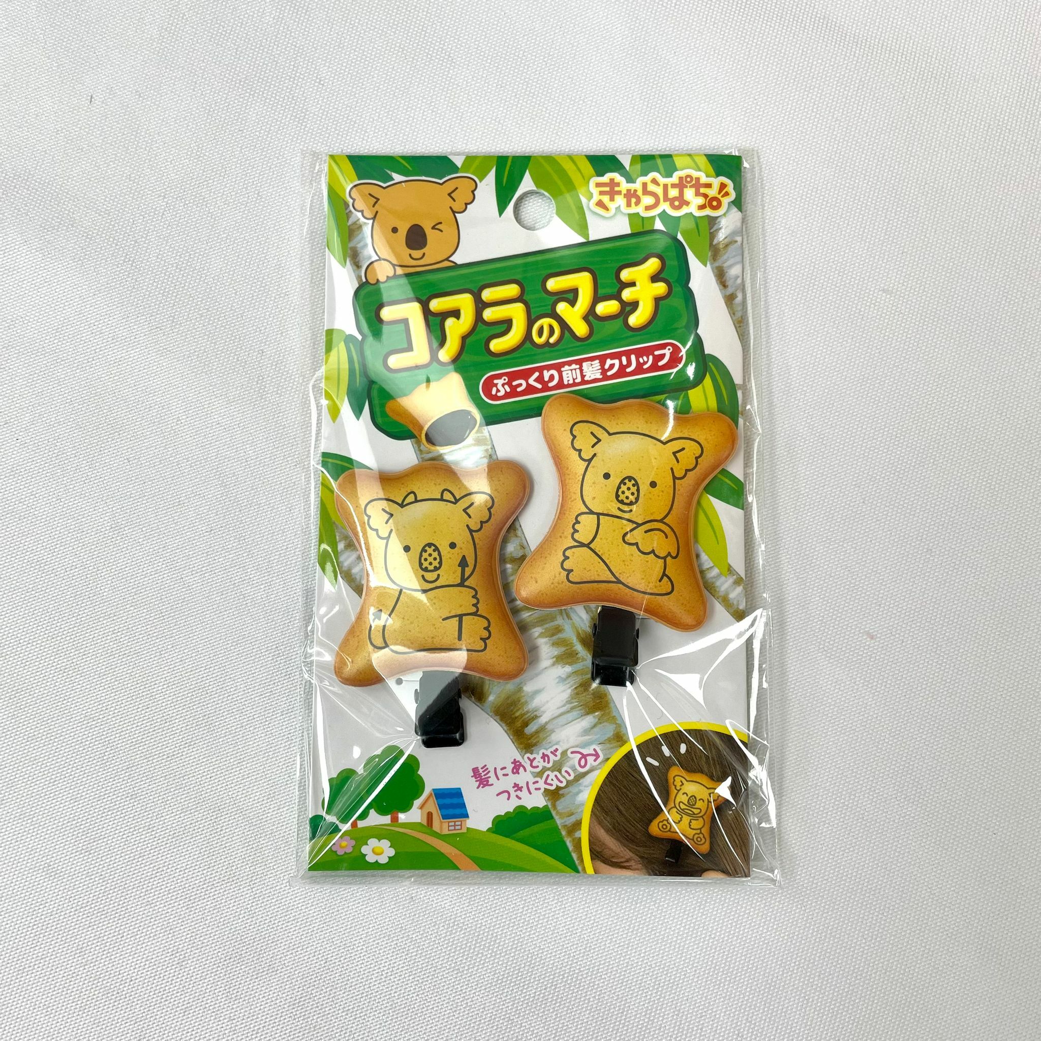 Calbee 蝦條/Calbee 芝士薯片/樂天熊仔餅 髮夾