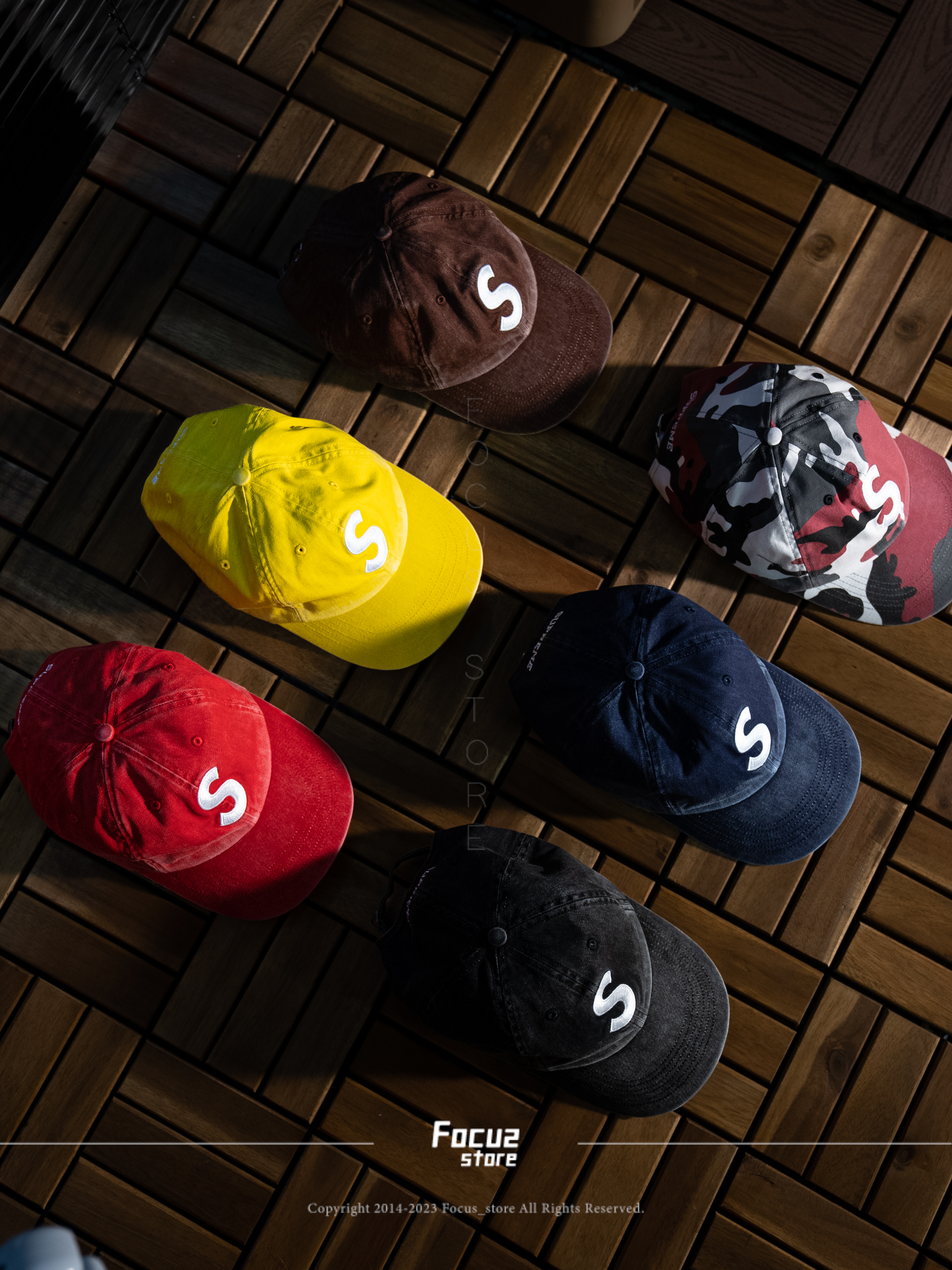 【Focus Store】預購 Supreme FW23 Week 1 Pigment Print S Logo 6-Panel SUP-FW23-0801-0804