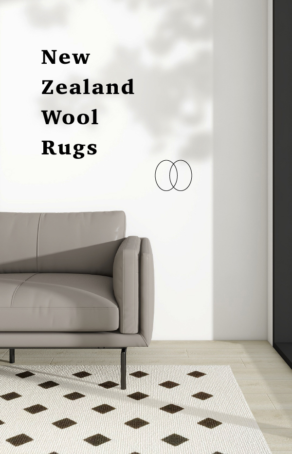 90s紐西蘭羊毛編織地毯