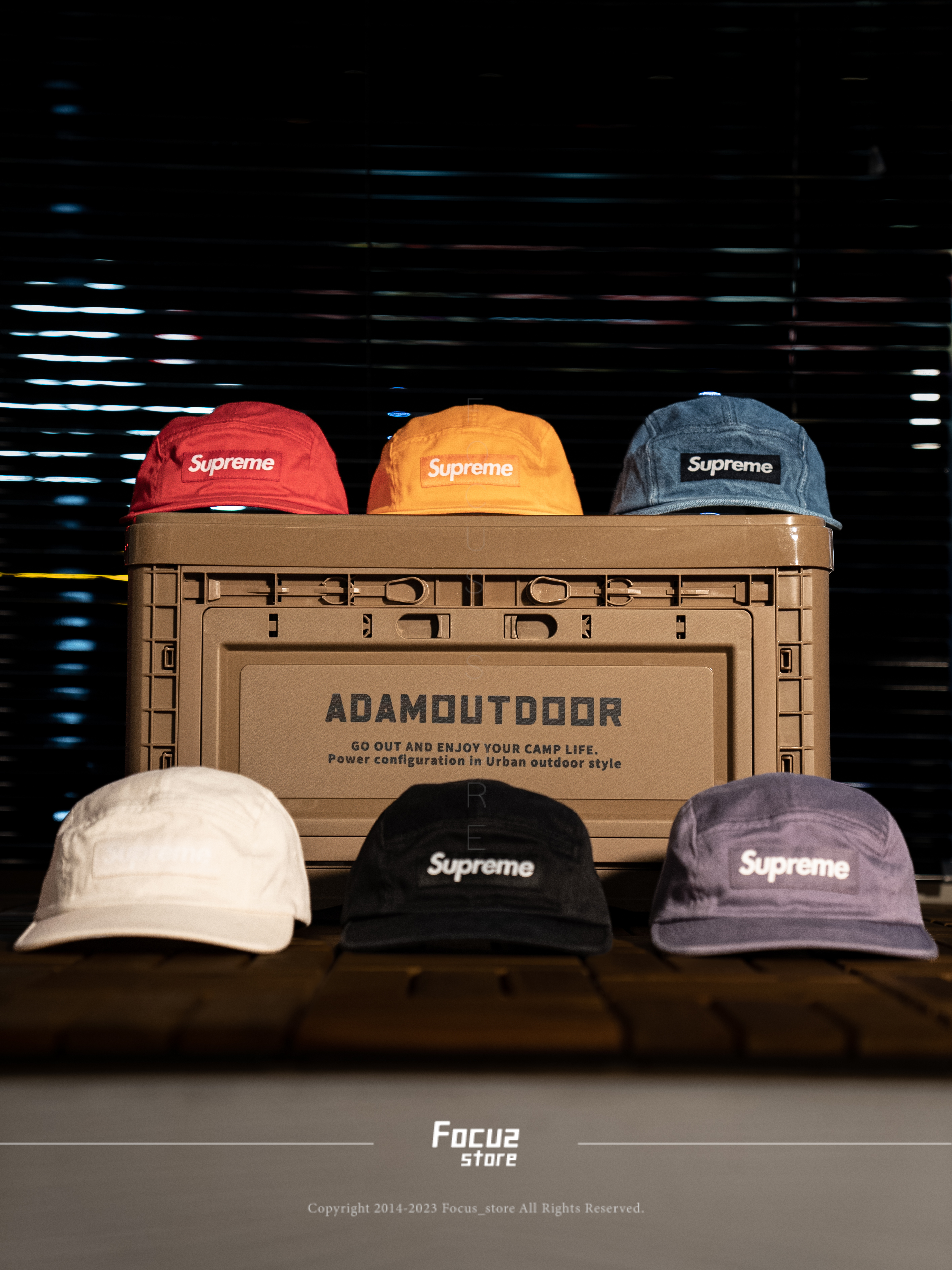 【Focus Store】預購 Supreme FW23 Week 1 Washed Chino Twill Camp Cap SUP-FW23-0801-0804