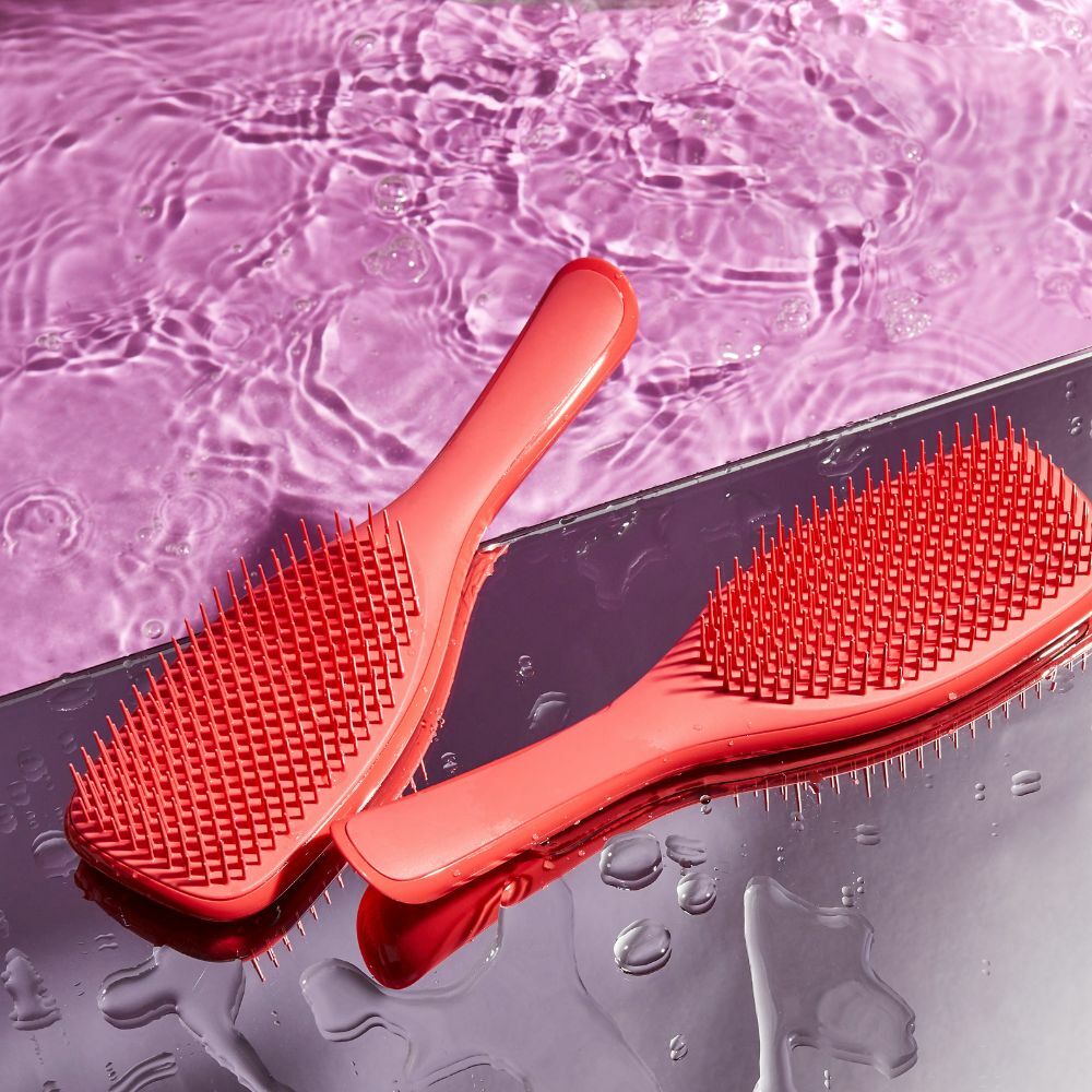 英倫手握梳(中_柚紅)抗濕髮糾結梳 抗毛躁梳
