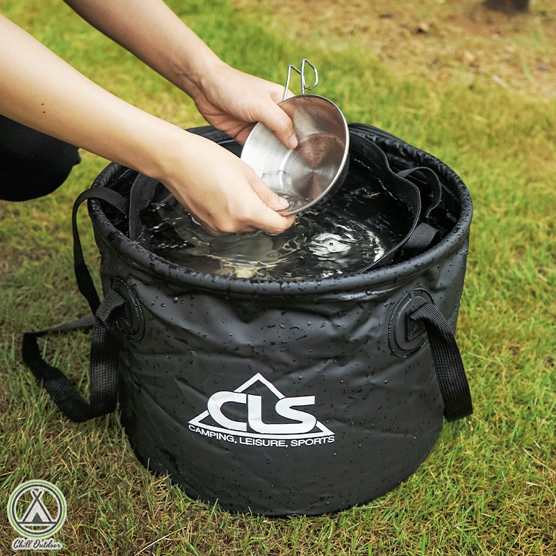 CLS 瀝水籃摺疊水桶組