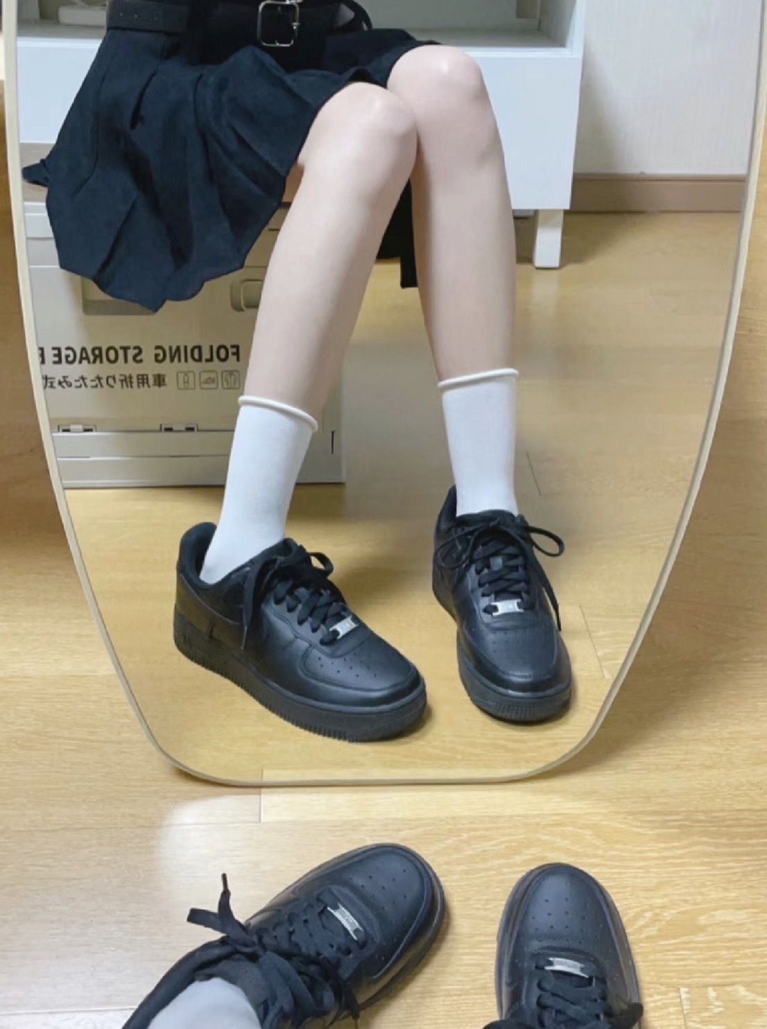 <快速出貨> Nike Air Force 1 Low "Triple Black" 純黑 女鞋 (DD8959-001)
