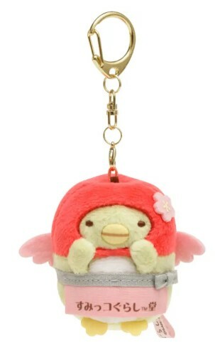 角落生物堂 善光寺店限定-蘋果企鵝手玉匙扣