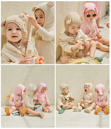 Dot to Dot 2023升級版~趴趴耳朵連體泳裝