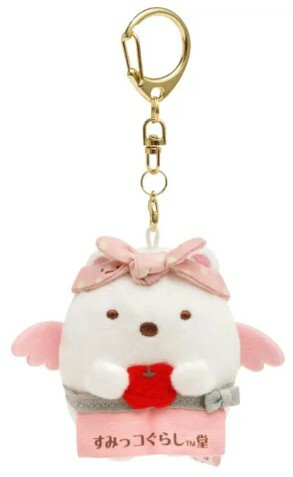 角落生物堂 善光寺店限定-蘋果白熊手玉匙扣