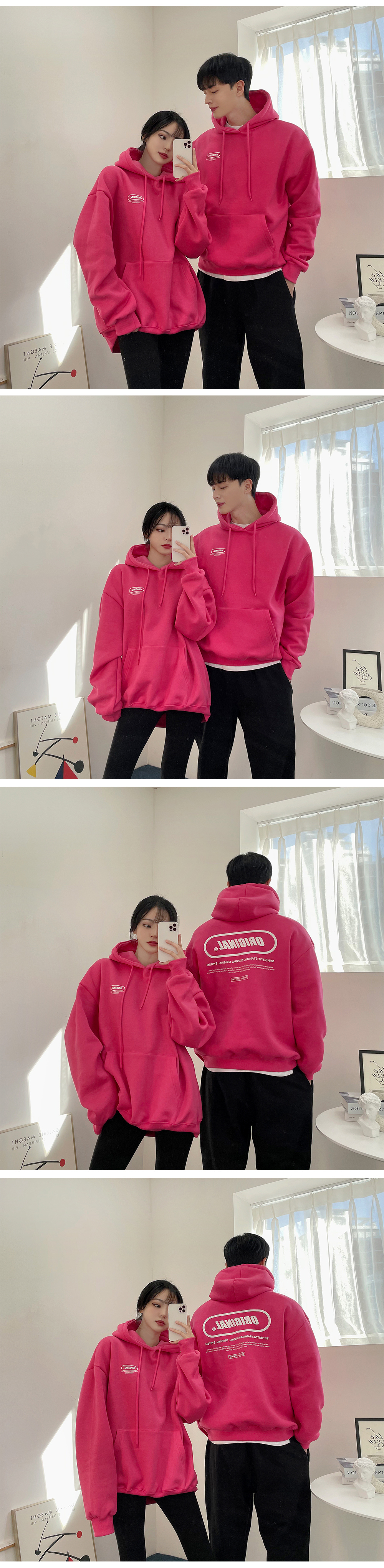 THankus 情侶帽T｜厚磅棉質連帽衛衣 六色展示圖7