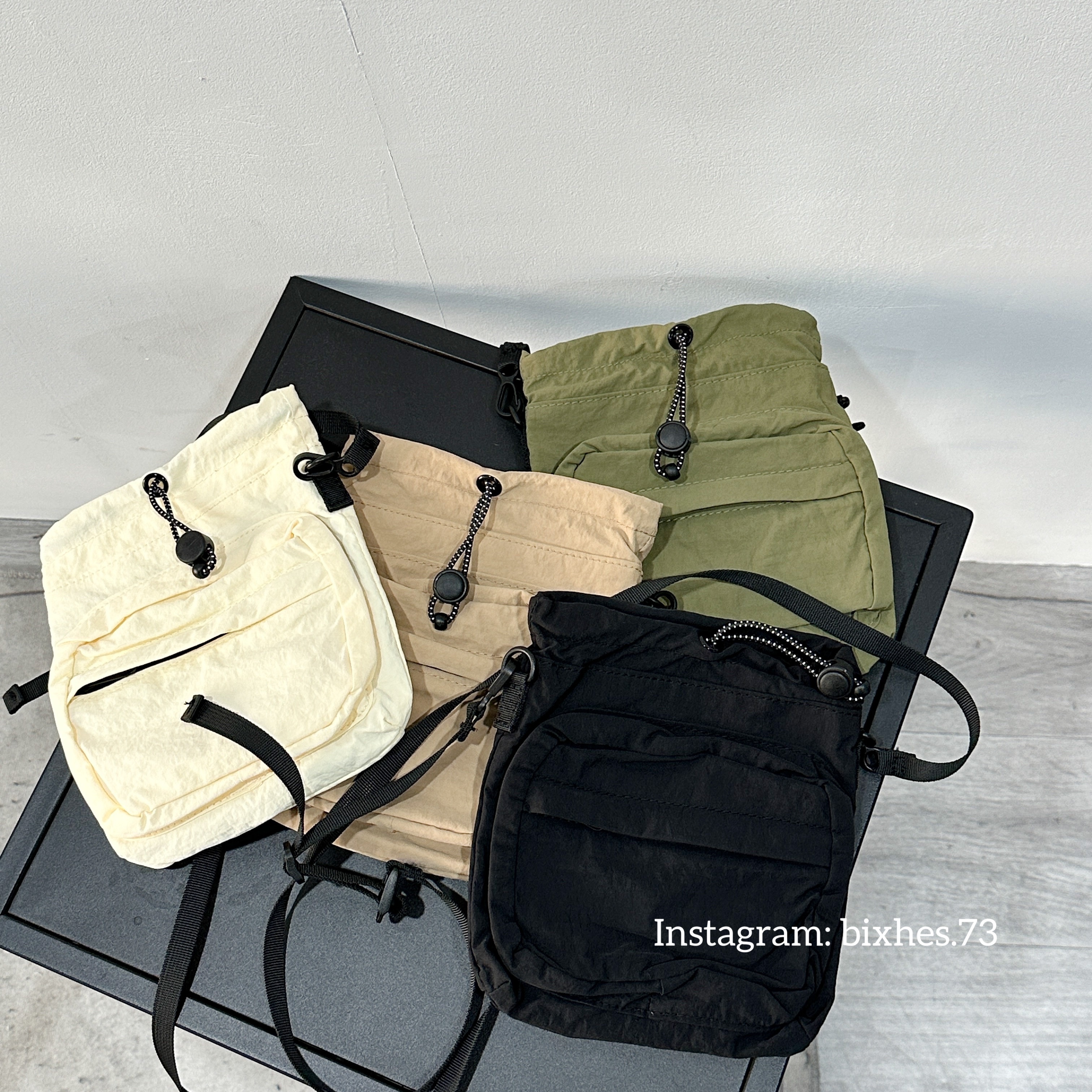 日系尼龍皺摺小包(M00023)