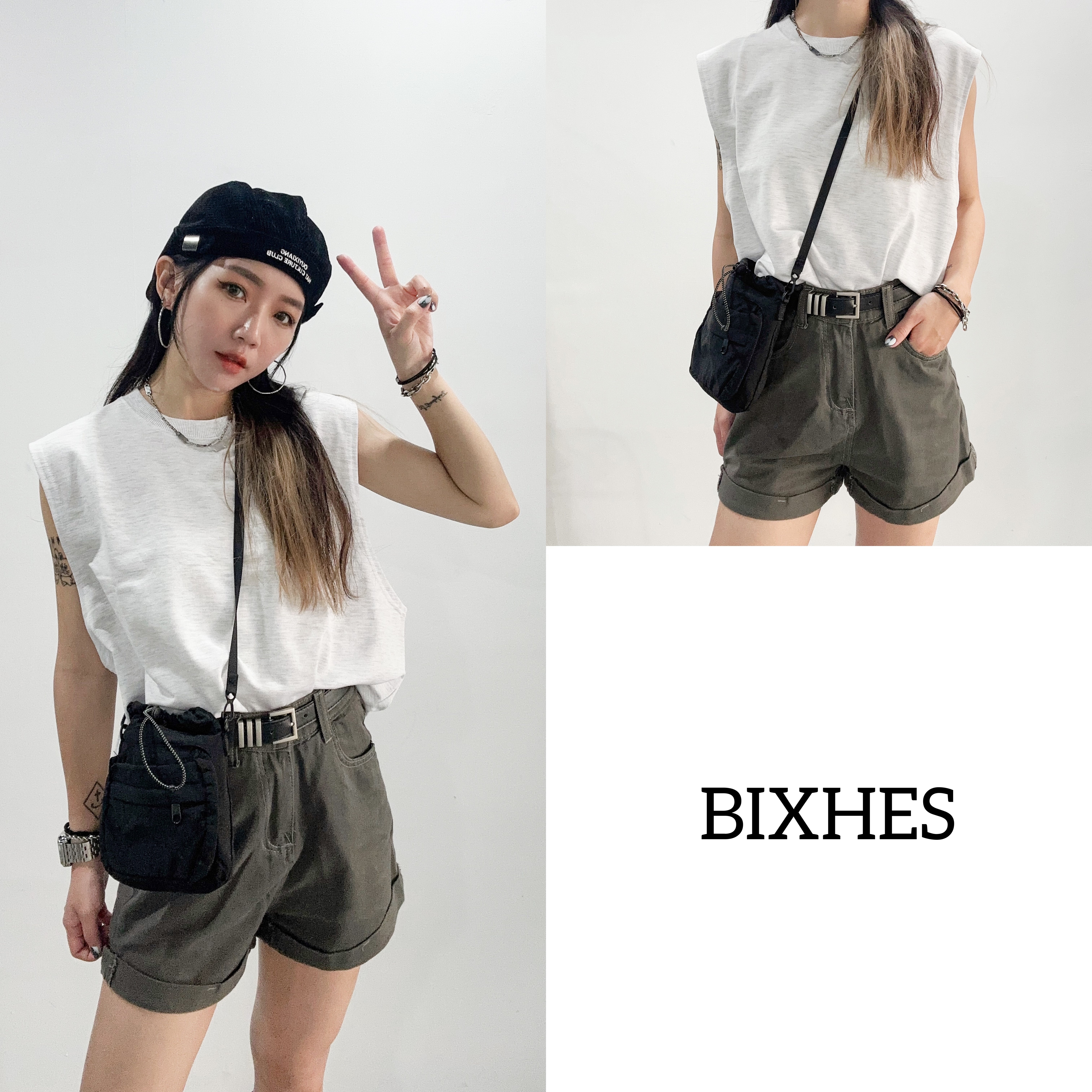 日系尼龍皺摺小包(M00023)