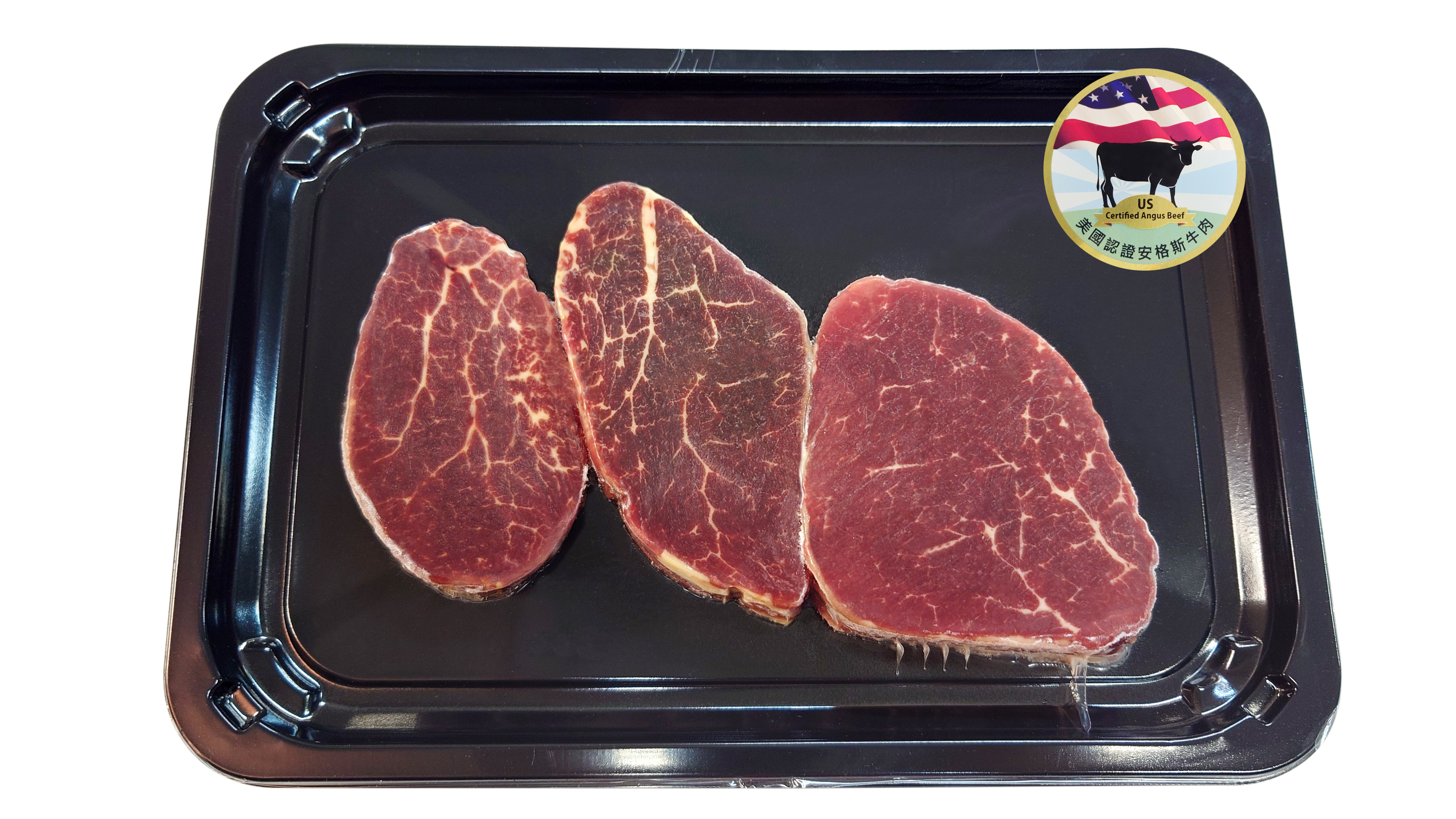 Star Ranch 美國 CAB 黑毛安格斯牛柳扒 (薄切) (2-3塊) 200g