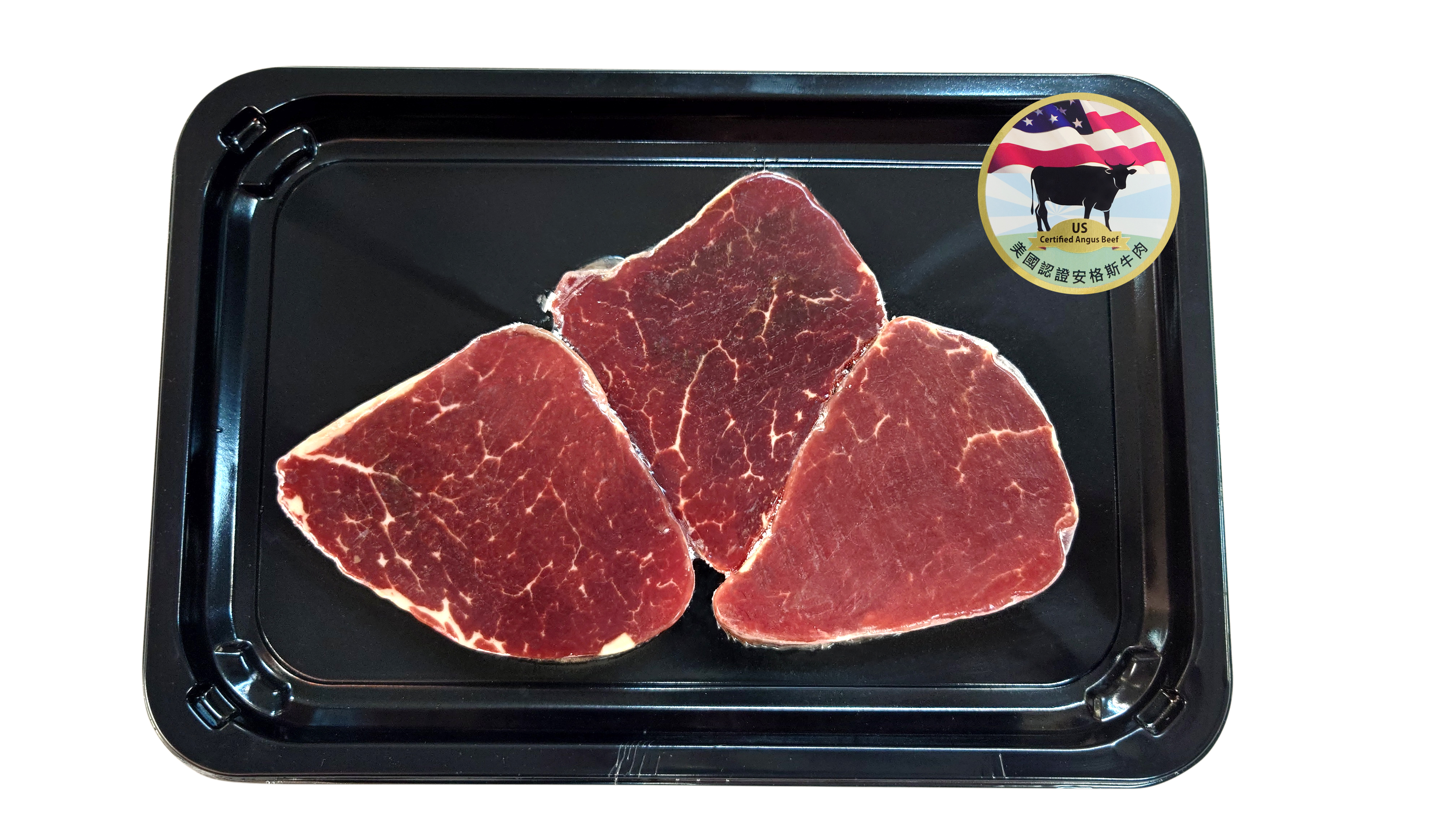 Star Ranch 美國 CAB 黑毛安格斯牛柳扒 (薄切) (2-3塊) 200g