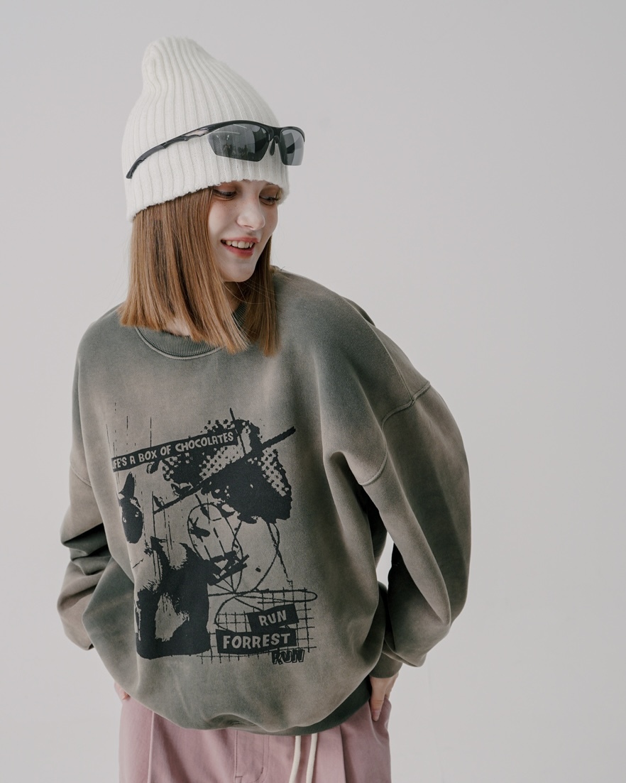 <預購> 韓國WV PROJECT 復古水洗大學Ｔ