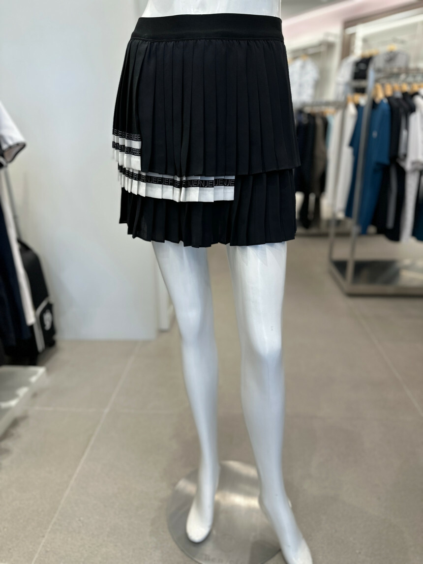 女款 M303 韓版春裝NEW7折起/韓國正品Benjefe Golf同步/優雅3層雪紡衫蛋糕百褶裙褲（附小球包）/高爾夫球女裝