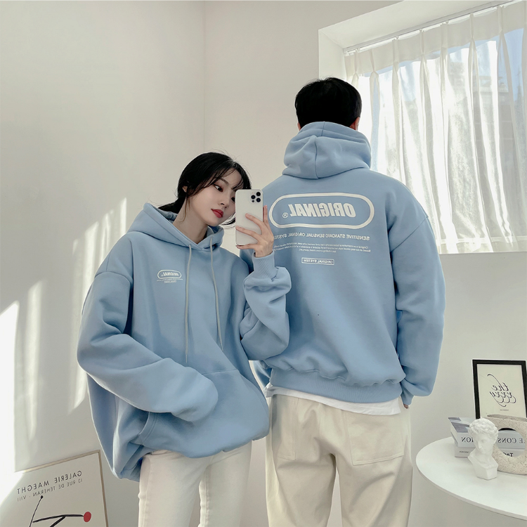 初戀系情侶帽T｜落肩厚磅連帽衛衣（六色)