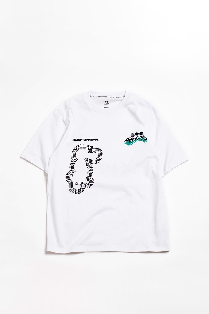 REMIX "ASTROGATOR 3D VOXEL TEE" (White)
