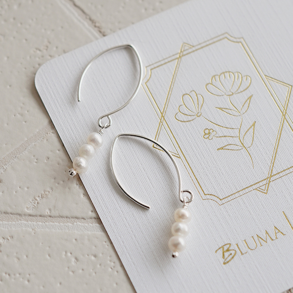 費加洛婚禮純銀耳環(淡水珍珠)/SE601| 珍珠耳環  氣質單品 情人節禮物 伴娘禮