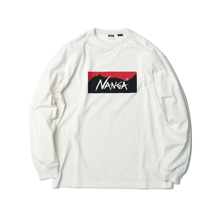 Nanga Eco Hybrid Box Logo L/S Tee 長袖T恤