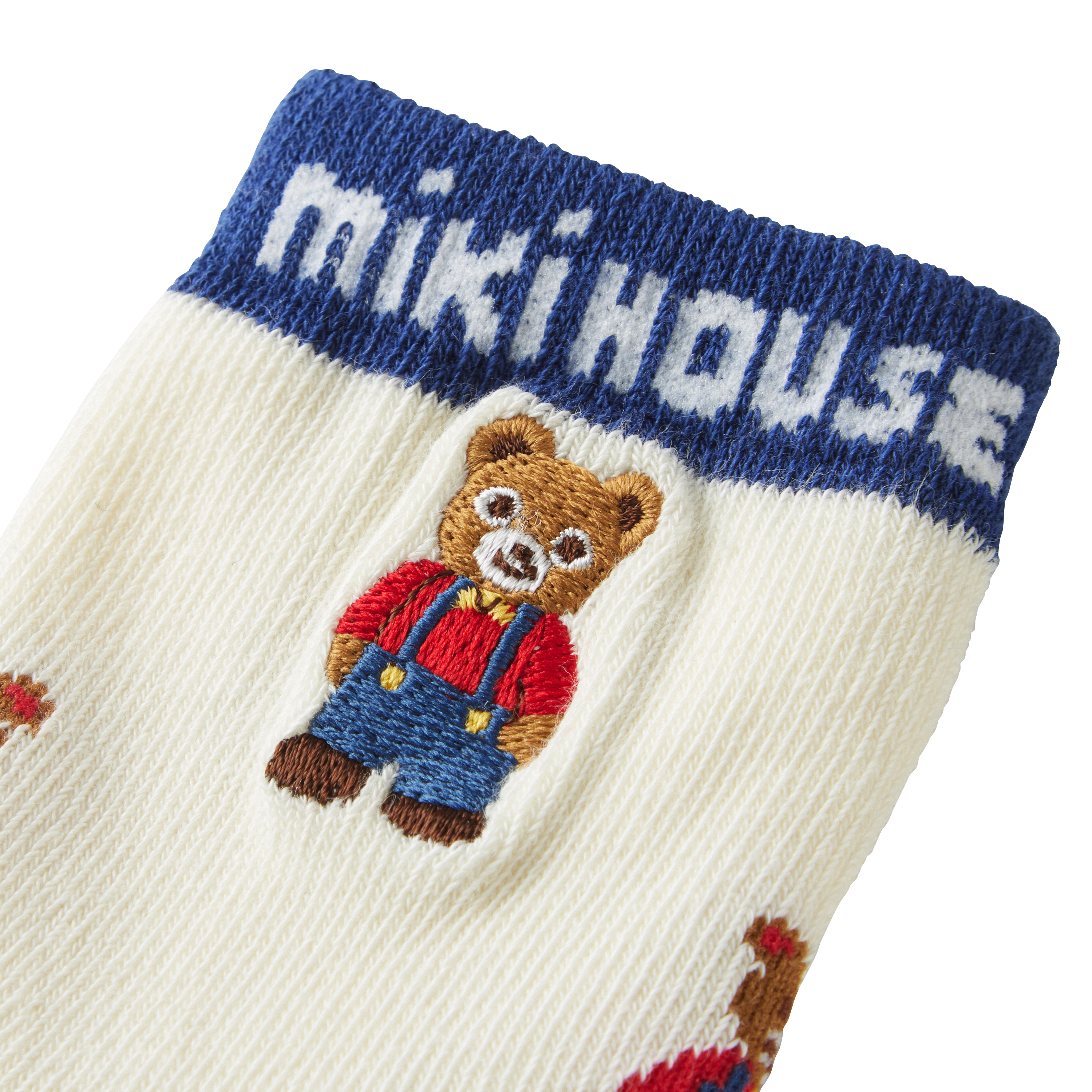 全刺綉熊襪子