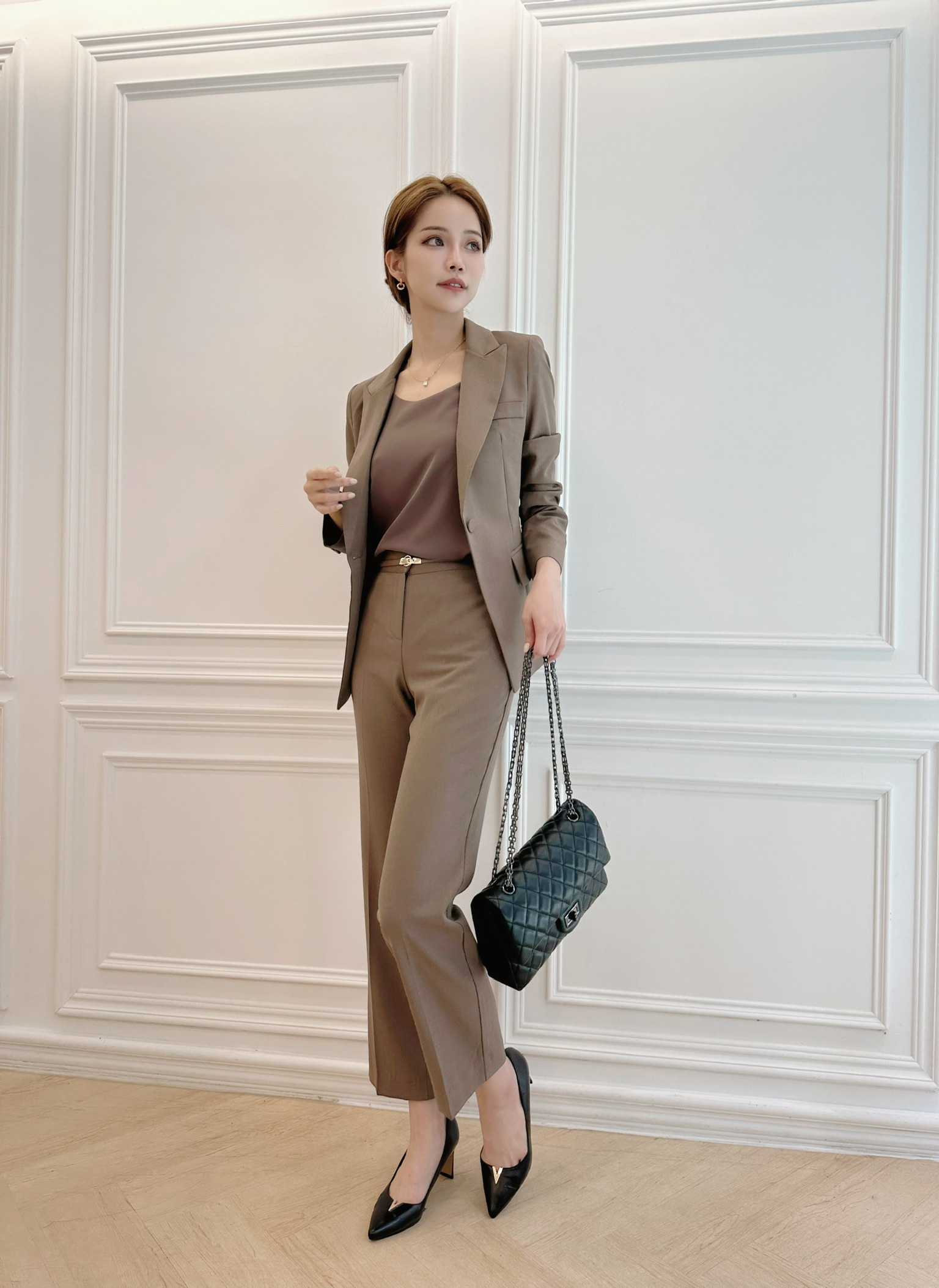 (職場必備!)親膚素面背心