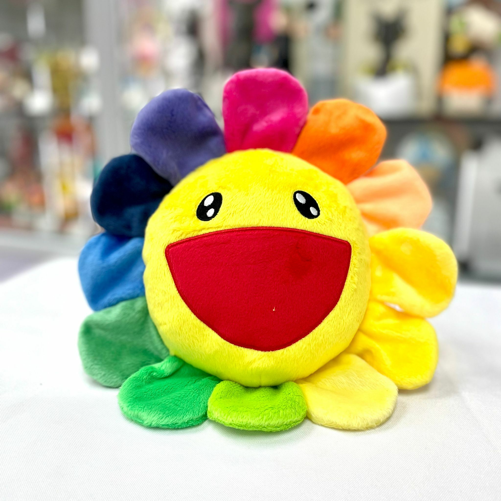 26cm Frazzled Flower (Rainbow)