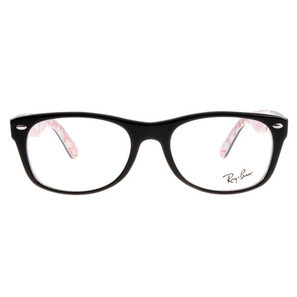 【RayBan】RB5184F 5014-52mm 低調撞色內滿版LOGO 橢圓框光學眼鏡