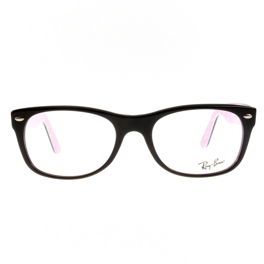 【RayBan】RB5184 2479-52mm 低調撞色內滿版LOGO方框光學眼鏡