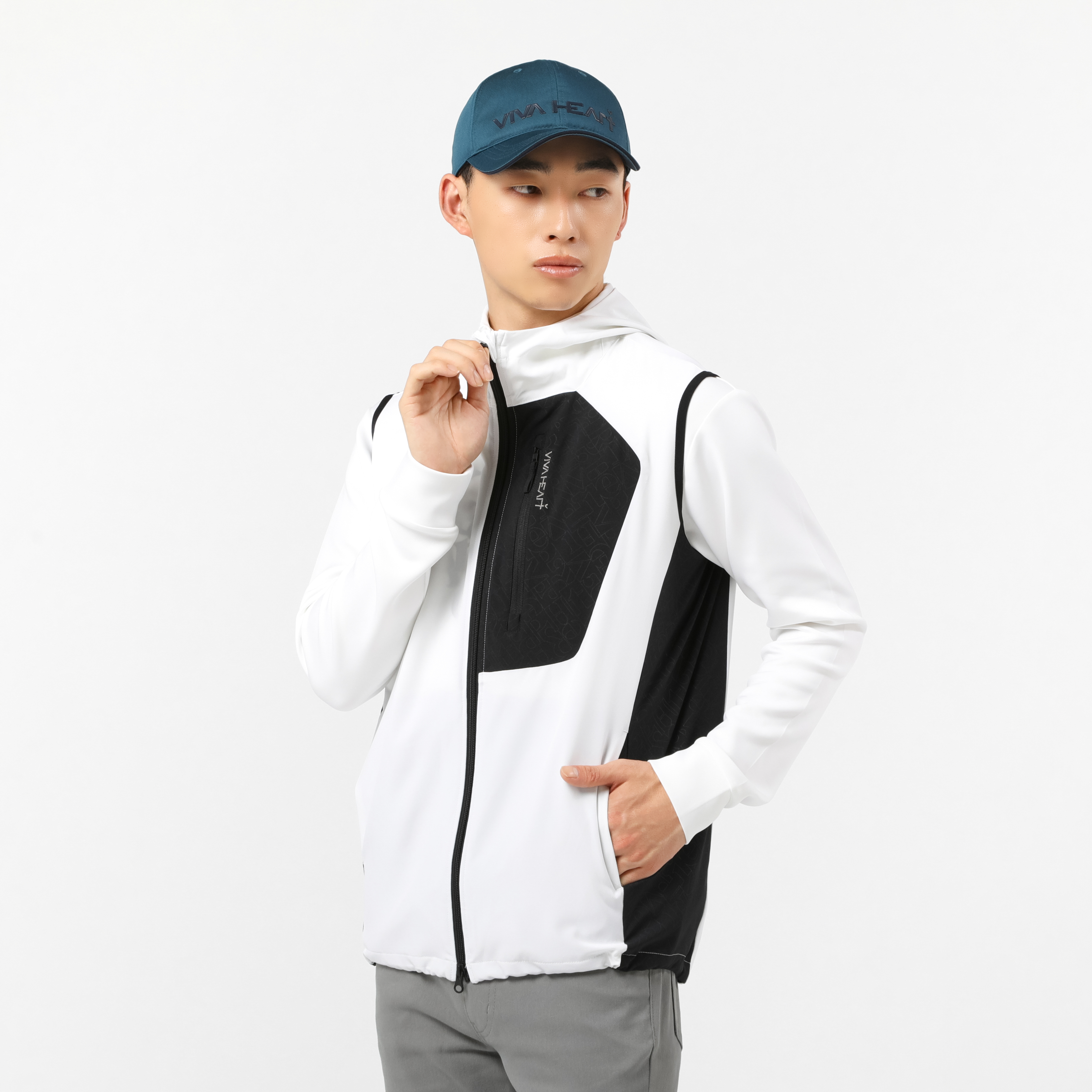 男士-可收納印花背心