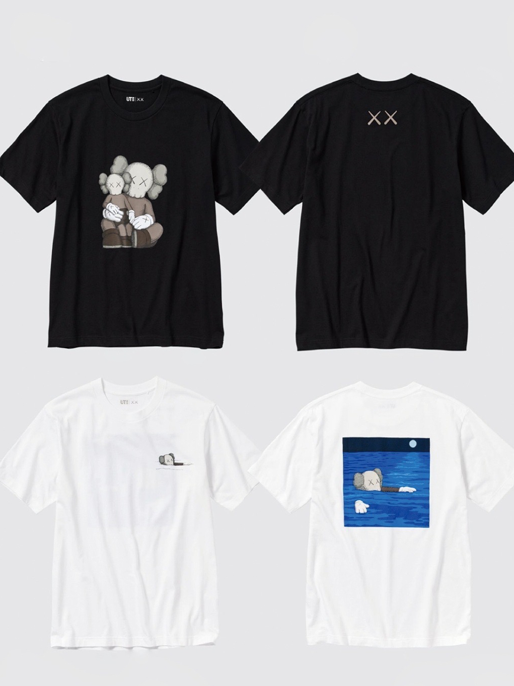 Kaws x Uniqlo 聯名款 短袖上衣 短T