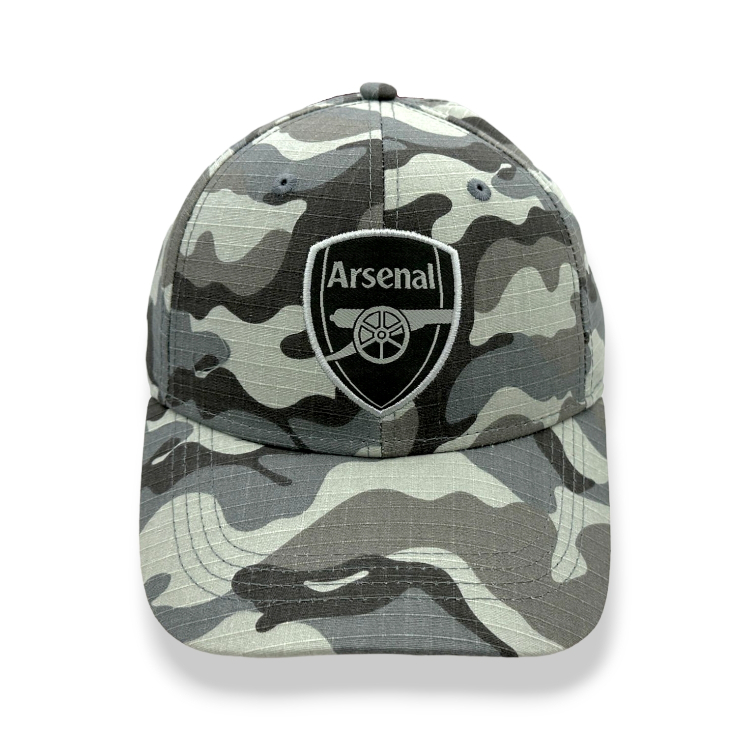 阿仙奴灰色迷彩花紋棒球帽