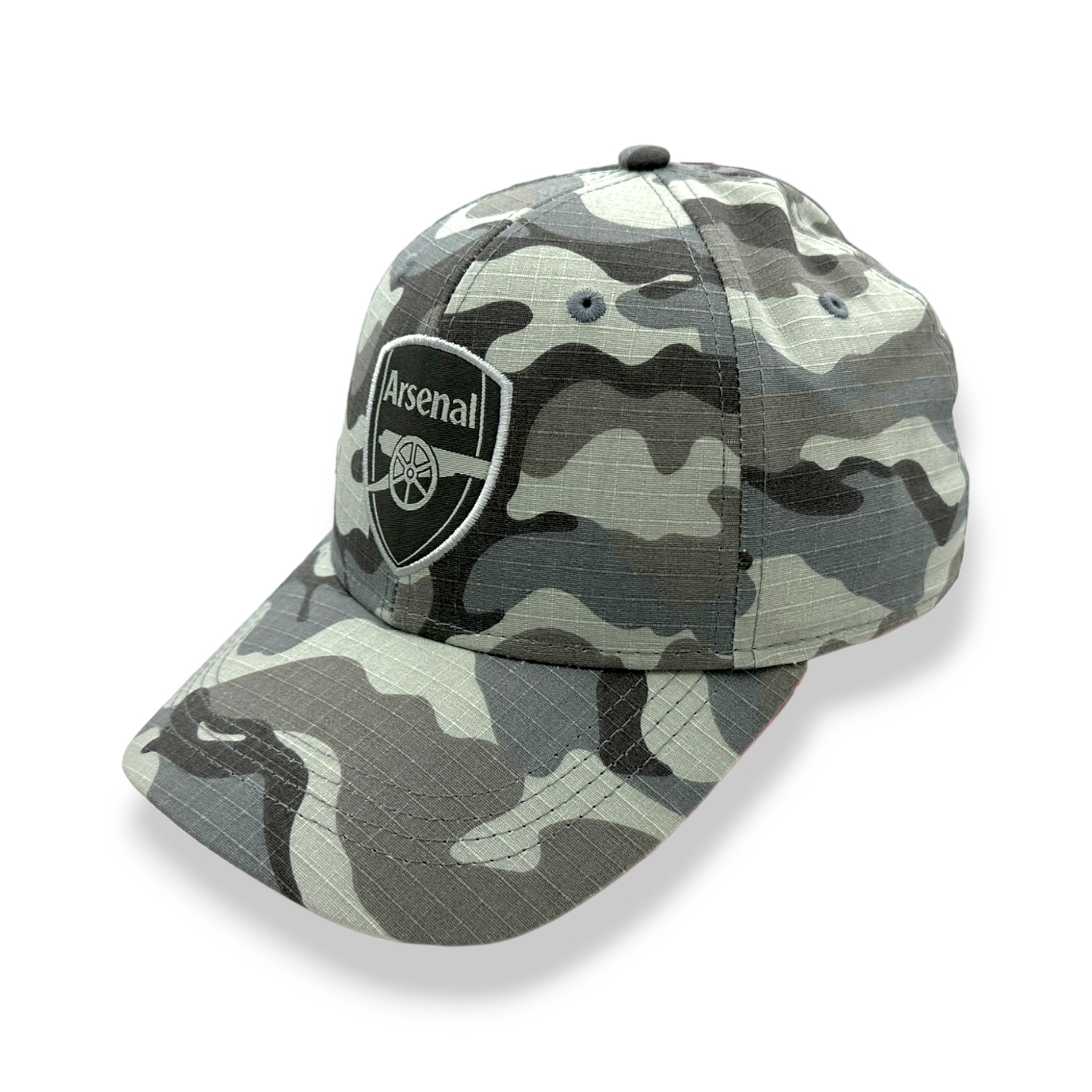 阿仙奴灰色迷彩花紋棒球帽