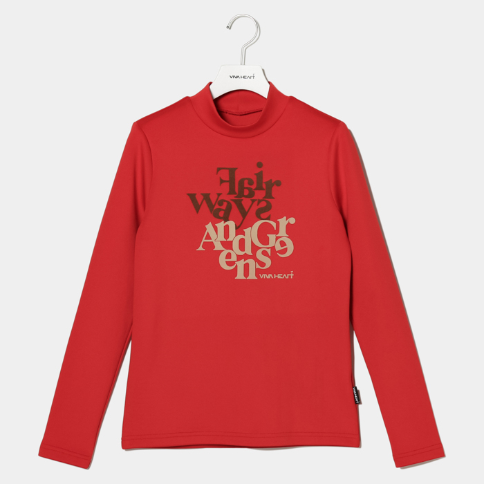 女士-彈力長袖高領衫