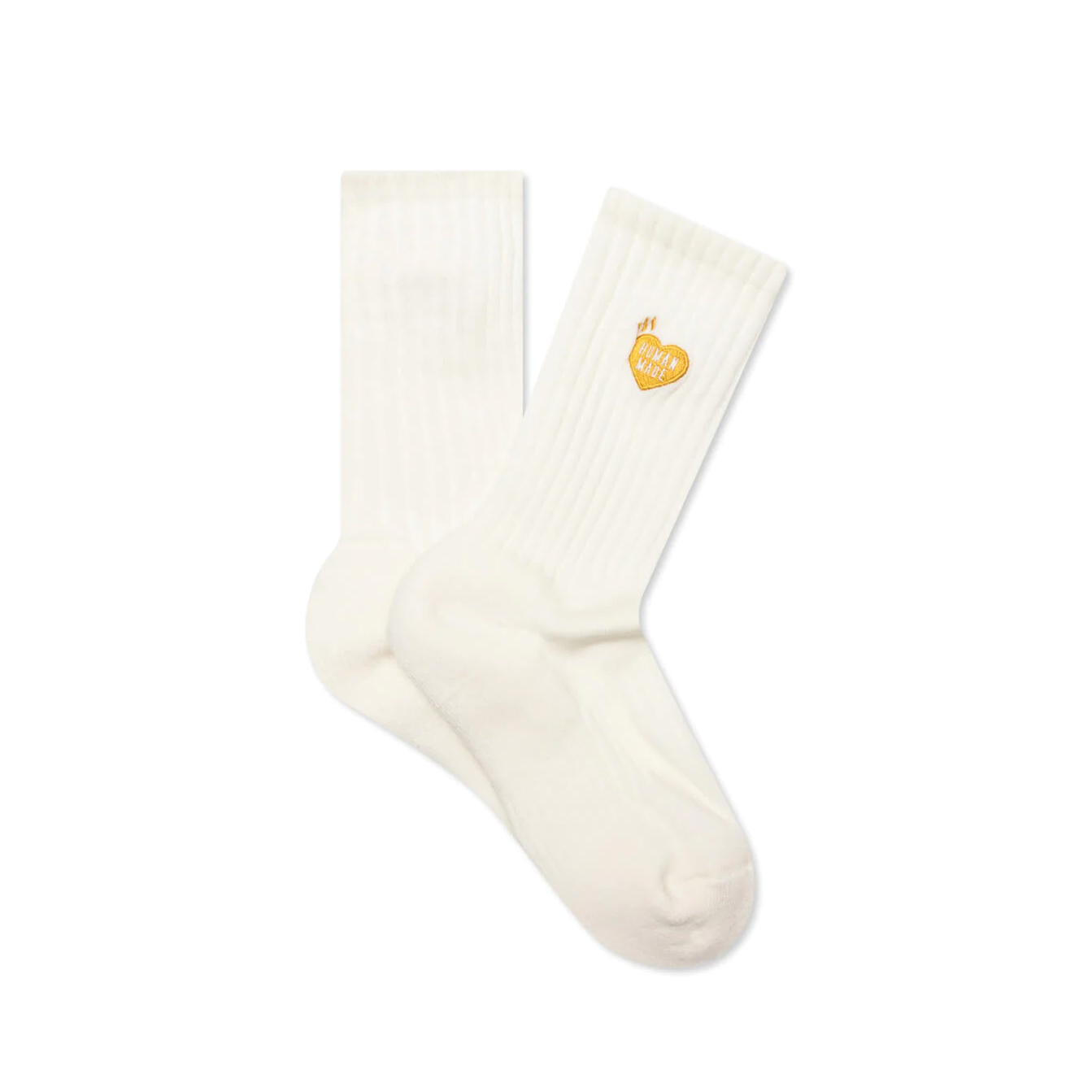 HUMAN MADE PILE SOCKS 愛心長襪 黑/灰/白-HM26GD004