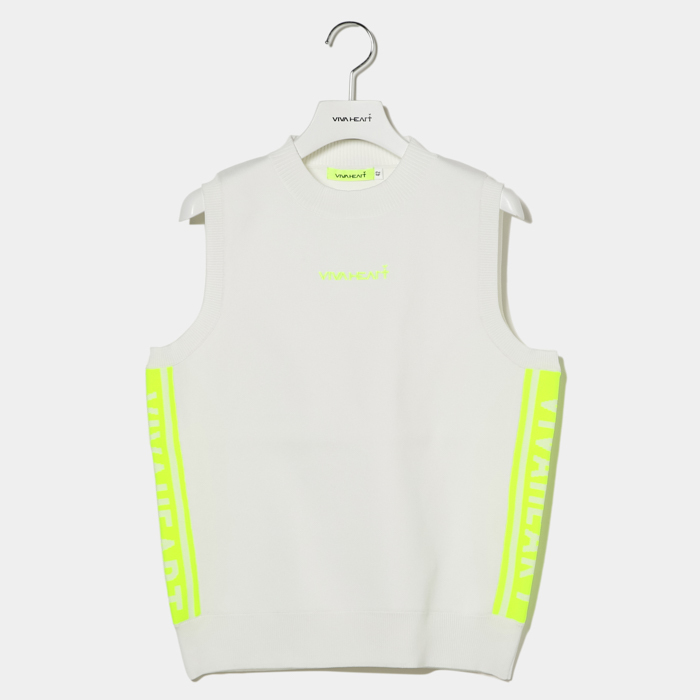 女士-雙側logo輕量針織背心