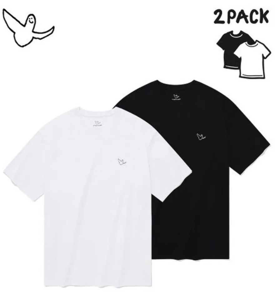 韓國 What it isNt 小天使 兩件組 Logo 短T官方照